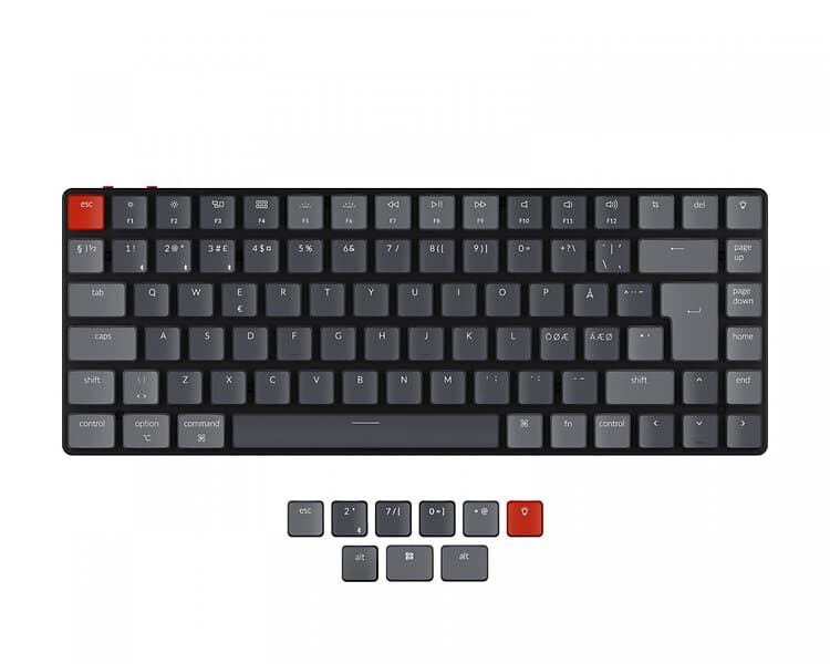 Keychron K3v2 Wireless RGB Gateron Hot-Swappable Brown (Nordic)