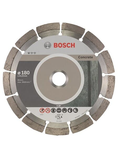 Bosch Diamantkapskiva Standard for Concrete 180 x 22.23 x 2 x 10 mm