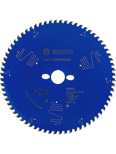 Bosch Circular Saw Blade 250 x 30 x 2.8 mm 68T Expert for Aluminium