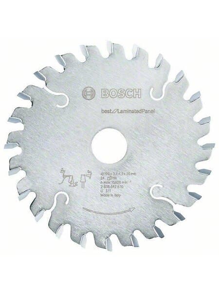 Bosch Circular Saw Blade 120 x 2.2 x 20 mm 24T Best for Laminated Panel