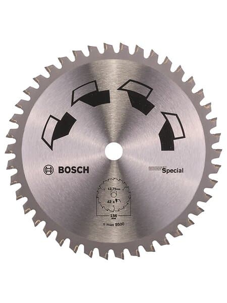 Bosch Cirkelsågklinga SPECIAL D= 156 mm; borrhål= 12.75 mm; K= 42