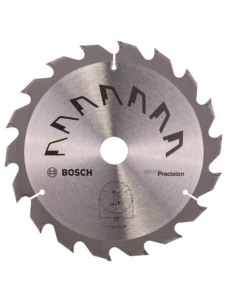 Bosch Cirkelsågklinga PRECISION D= 160 mm; borrhål= 20 mm; K= 18