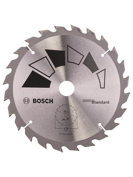 Bosch Cirkelsågklinga STANDARD D= 170 mm; borrhål= 20 mm; K= 24