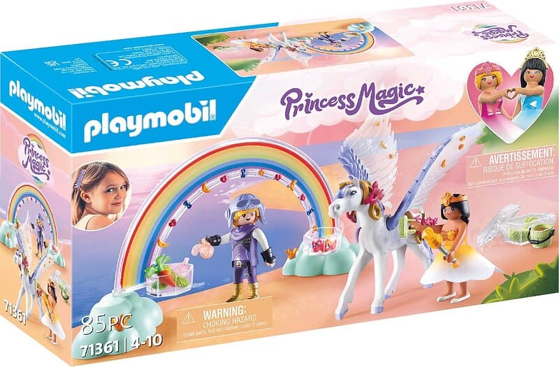 Playmobil Princess Magic 71361 Pegasus with Rainbow in the Clouds