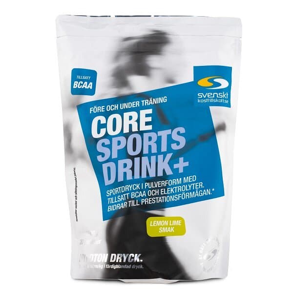 Svenskt Kosttillskott Core Sports Drink+, Lemon Lime, 1kg