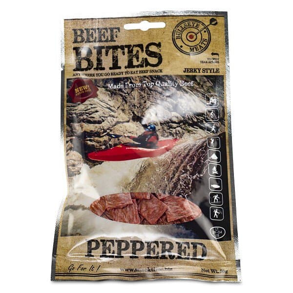 Beef Jerky Snacks Bites, Peppered, 50g