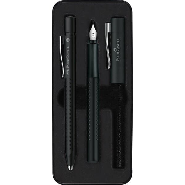 Faber-Castell Grip 2011 Presentset med Reservoarpenna och Kulspetspenna samt Ref