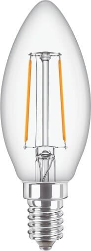 Philips CorePro LED Candle 2W E14 827 B35 klar 250 lumen