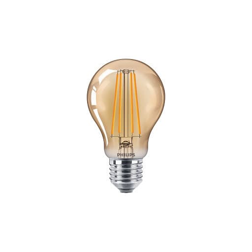 Philips LED Filament Standard 5.5W 825, 600 lumen, E27, A60, guld