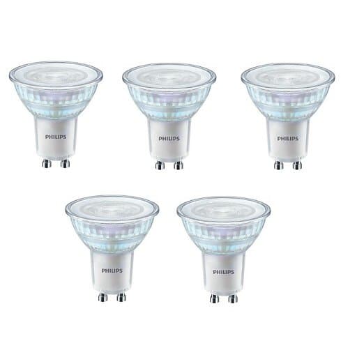 Philips Master LEDspot Value Dimmable 4.7W 827 GU10 36° 345 lumen, 5-pack