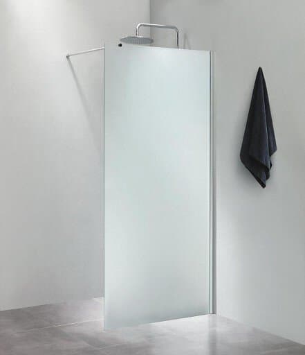 Cassøe Slim duschvägg, 90 cm, frostat glas