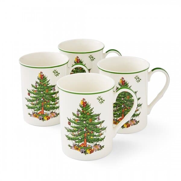 Spode Christmas Tree Krus 4-pack