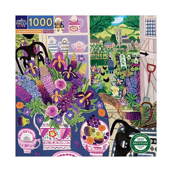 Eeboo Puzzle Lavender Kitchen (EPZTLVK) 1000 Bitar