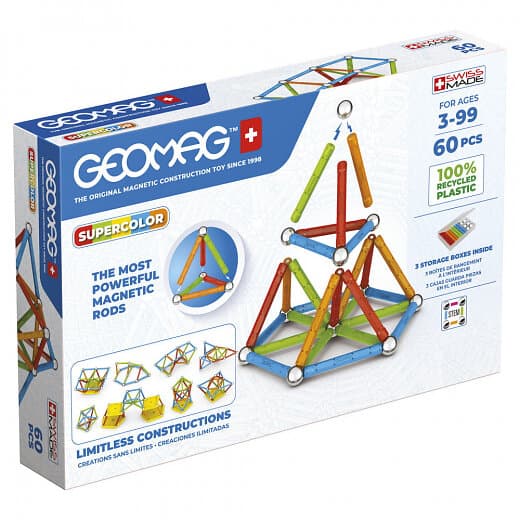 Geomag Supercolor Paneler Recycled 60 st.