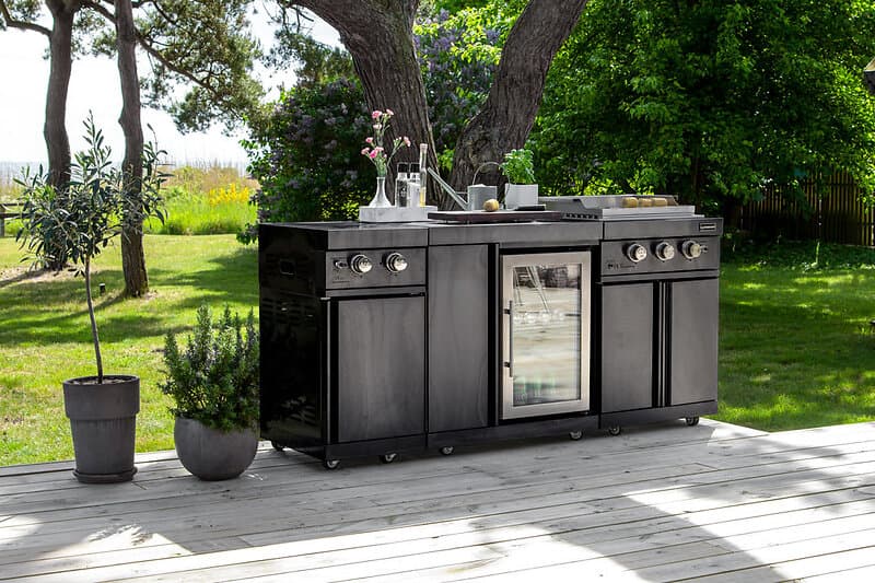 MyOutdoorKitchen Black Collection Fristående utekök Fresno