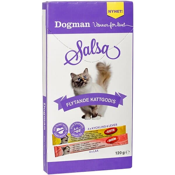 Dogman Salsa Flytande Kattgodis Kyckling/Lax 120g