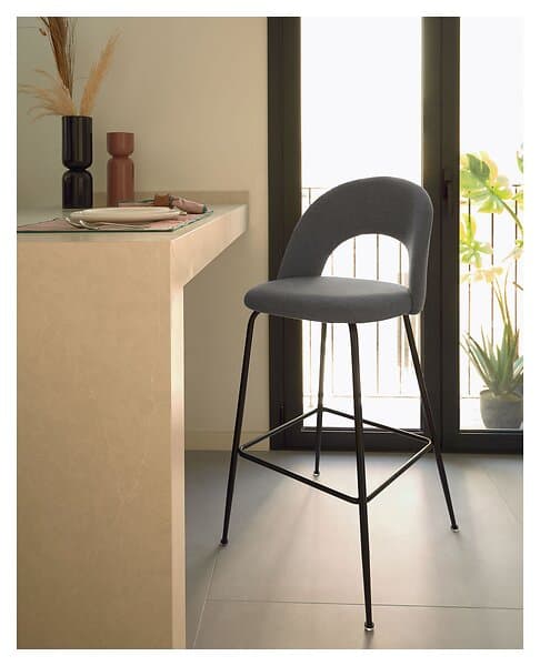 Kave Home Bar Stool Mahalia sitthöjd 63 cm 4-pack 54