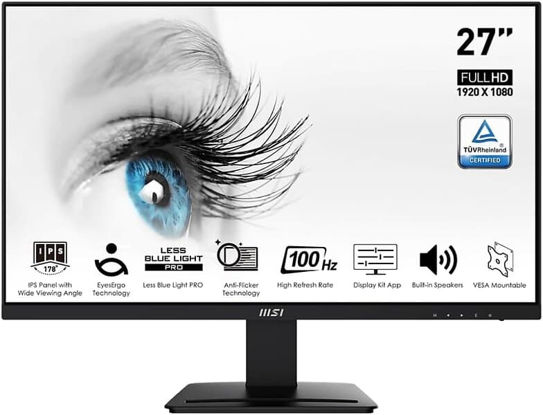 MSI Pro MP273A 27" Gaming Full HD IPS