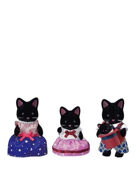 Sylvanian Families Midnight Cat Family 5530