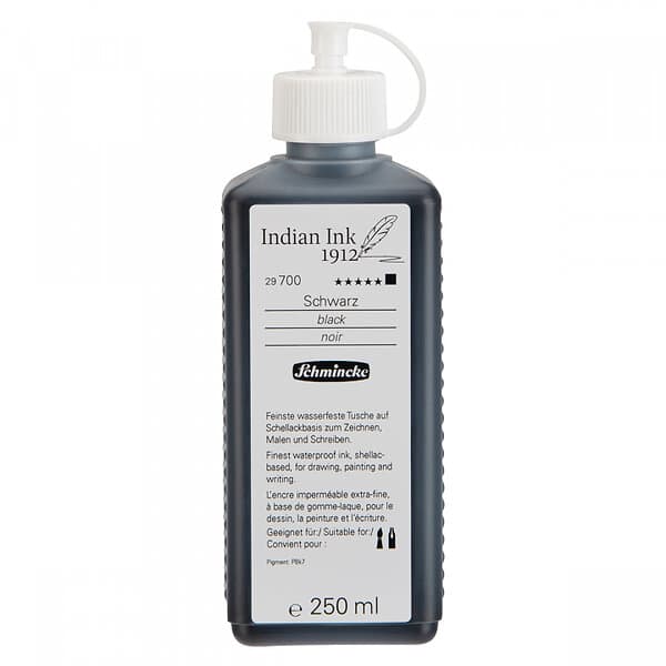 Schmincke Indian Ink Black 250ml