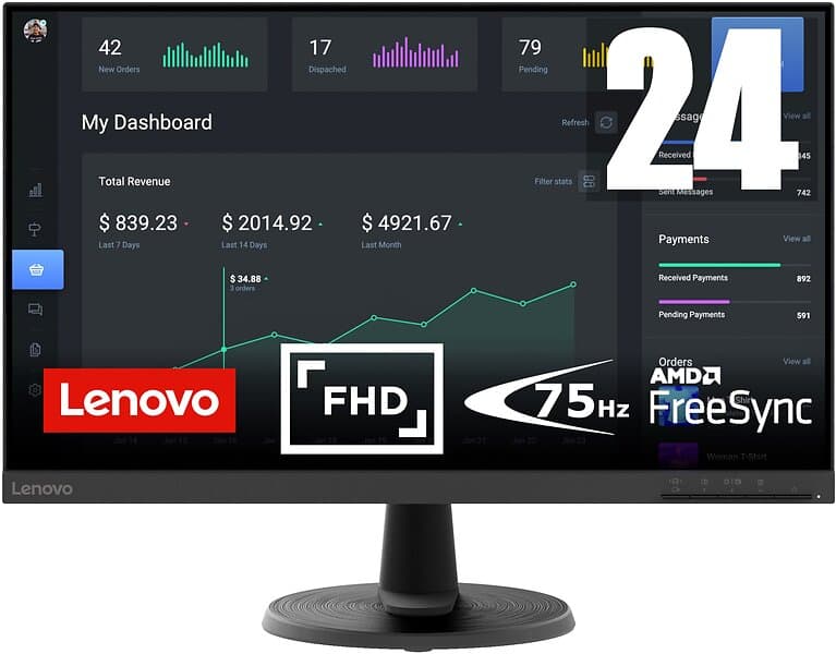 Lenovo D24-40 24" Full HD VA