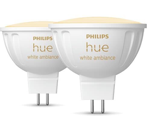 Philips Hue White Ambiance 4.7W GU5.3 (MR16) 2-pack