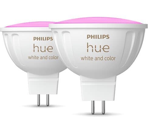 Philips Hue White Color 4.7W GU5.3 (MR16) 2-pack