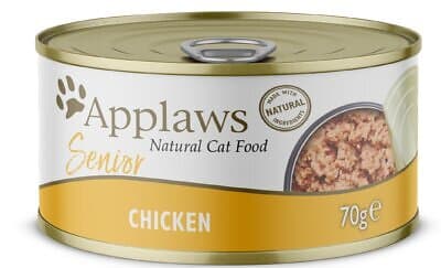 Applaws Senior 12 x Wet Cat Food 70g Chicken