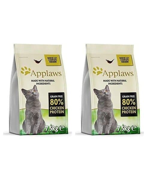 Applaws 2 x Cat food Senior 7.5kg