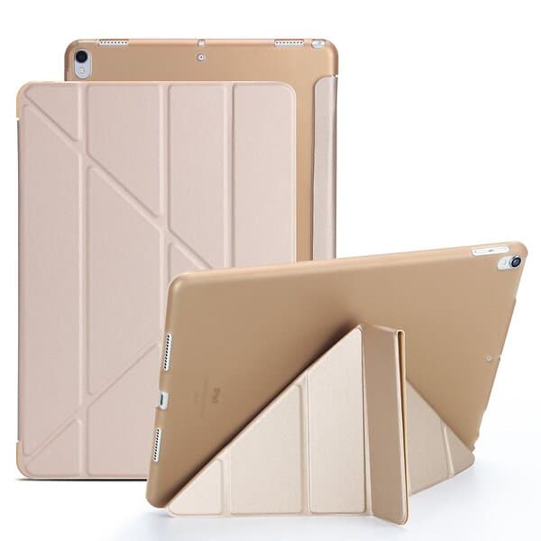 Inskal iPad Air (2019) iPad Pro 10.5" Flexibelt Origami Fodral Guld