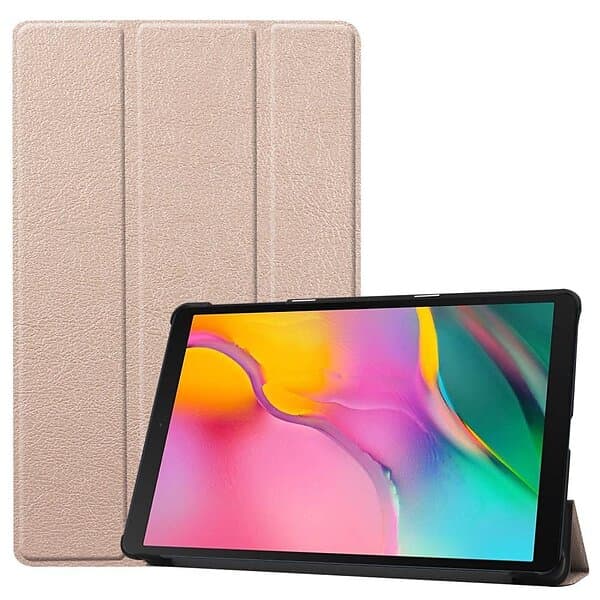 Inskal Samsung Galaxy Tab A 10.1 "(2019) Fodral med Stativfunktion Guld