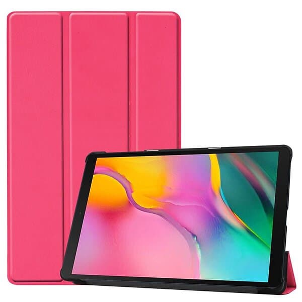 Inskal Samsung Galaxy Tab A 10.1 "(2019) Fodral med Stativfunktion Rosa