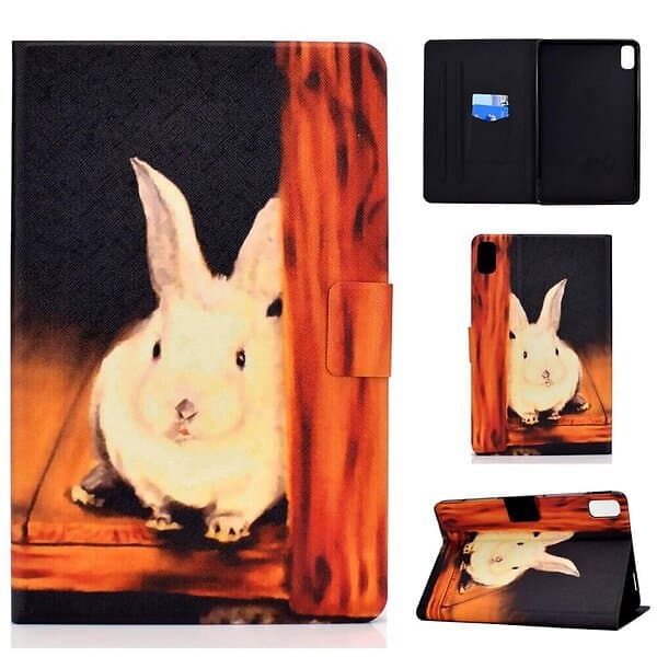 Inskal Huawei MatePad 10.4" Skal m. Stand & Card Holder Rabbit