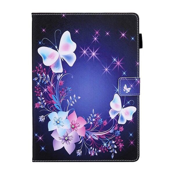 Inskal iPad 9.7" (2018 2017) iPad Air iPad Air 2 Fodral med Stativfunktion Blomm