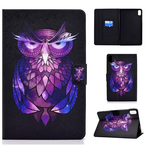 Inskal Huawei MatePad 10.4" Skal m. Stand & Card Holder Owl