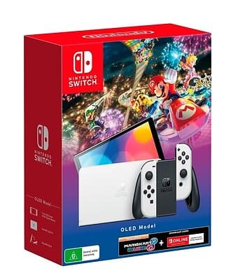 Nintendo Switch OLED Mario Kart 8 Deluxe & Switch Online - 3 Months