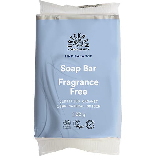 Urtekram Fragrance Free Soap Bar 100 g