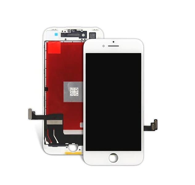 iPhone SE 2022 SE 2020 Skärm med LCD-display Vit (Livstidsgaranti)