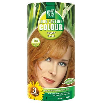 Henna Hårfärg Plus 8.4 Hårfarve Copper Blond Long Lasting Colour 40ml