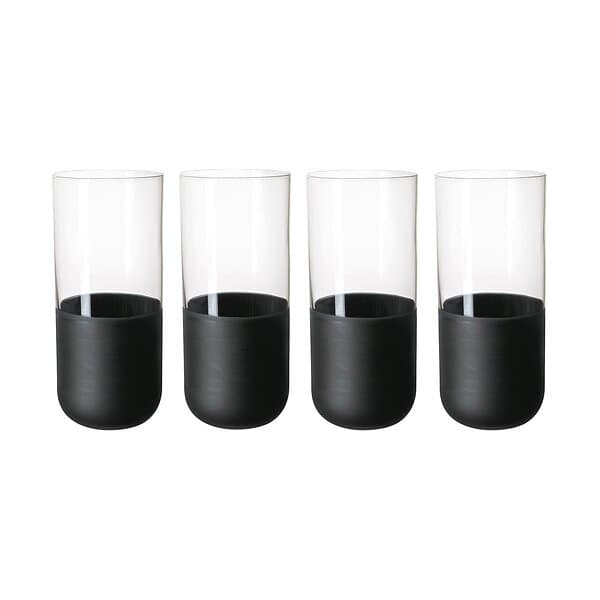 Villeroy & Boch Manufacture Rock Longdring Glas 30cl 4-pack