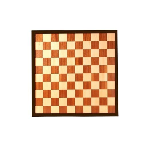 Chess Checkers Board Walnut 47 cm