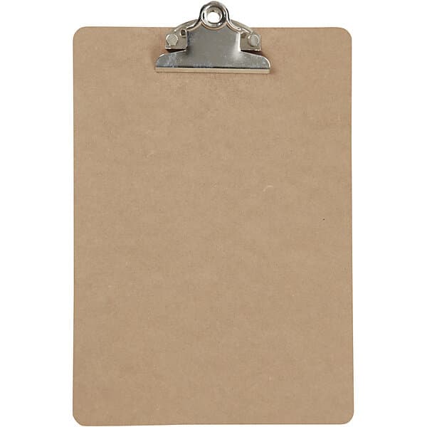 Creativ Company Clipboard/Ritunderlag Silver A5 148x210 mm Tjocklek 3 1 st Clipb