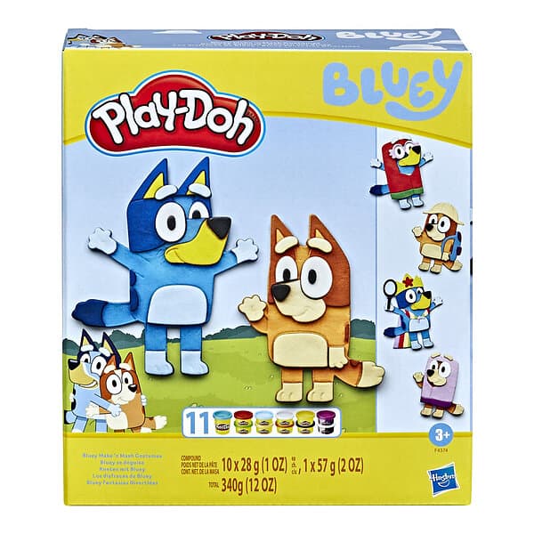 Play-Doh Bluey Make 'n Mash Costumes Playset