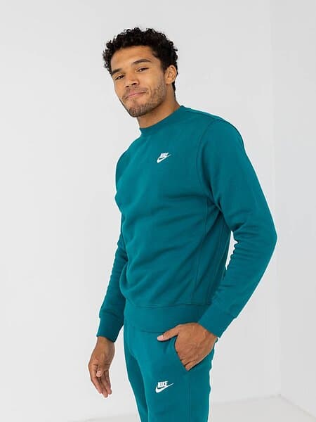 Nike Club Fleece Crew (Herre)