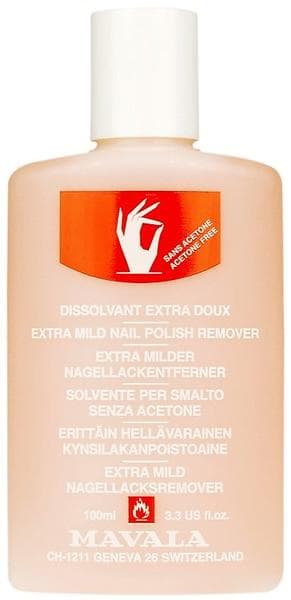 Mavala Extra Mild Acetone Free Nail Polish Remover 100ml