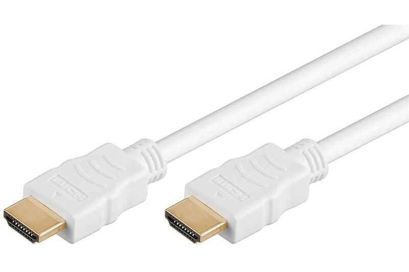 Goobay 61025 HDMI-kabel 15 m HDMI Type A (Standard) Hvid