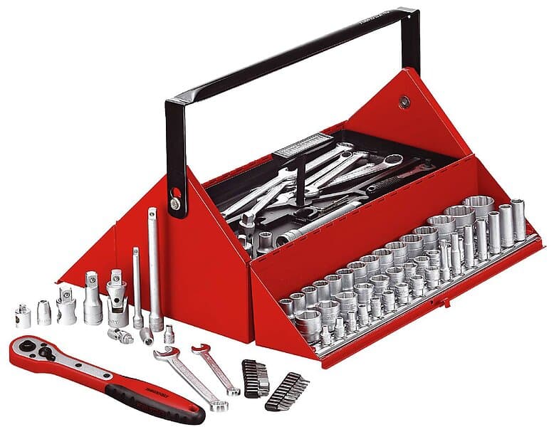 Teng Tools Verktygssats TC187 187 delar i verktygslåda