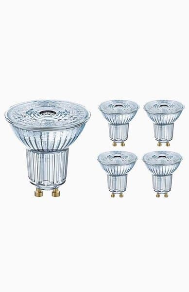 Osram Parathom LED GU10 Spot 4.5W/927 (50W). Dimmable. 5-pack