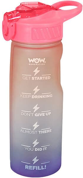 Wow Generation Motivational Vattenflaska 500ml