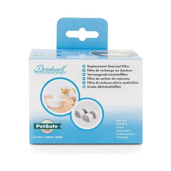 PetSafe 4-pack kolfilter till Drinkwell Pagoda & Avalon